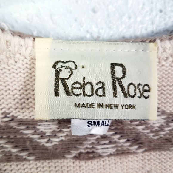 Reba Rose Women's Knit Button Down Shirt Top Blouse Cardigan Sweater - Picture 12 of 12